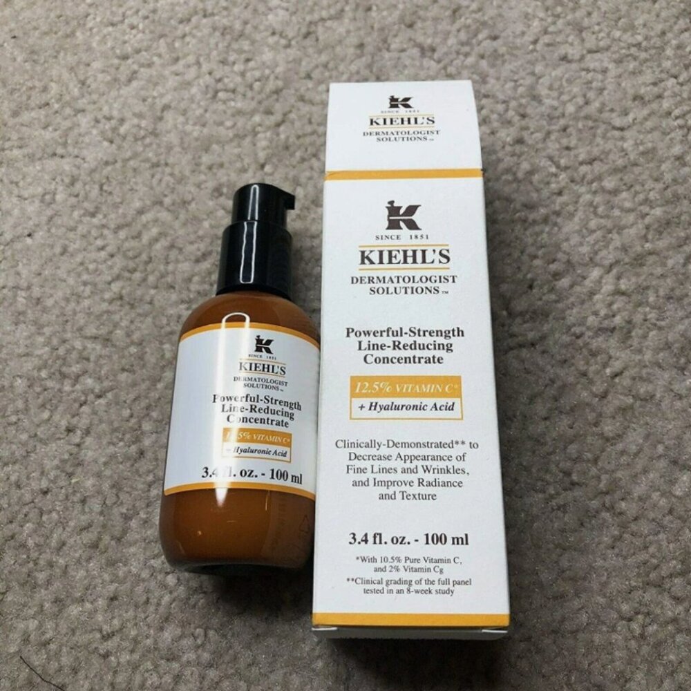 NEW Kiehl's Powerful-Strength Line-Reducing Concentrate Serum 3.4 oz - Picture 3 of 3